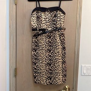 Leopard print dress
